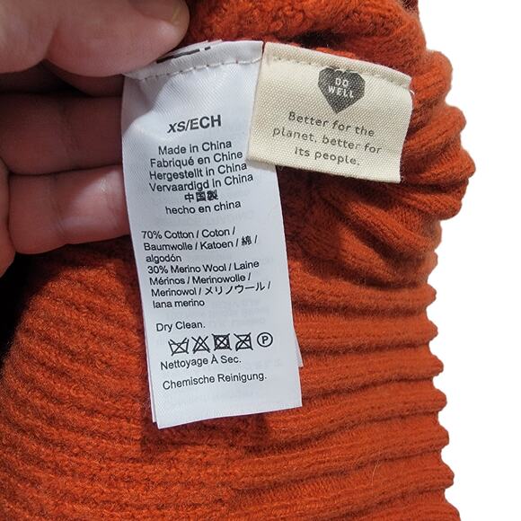 Madewell Womens Eastbrook Turtleneck Cross-Back Sweater XS - Picture 4 of 7